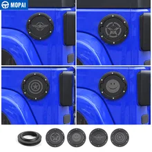 MOPAI Gas Auto Tappo Del Serbatoio Del Carburante Copertura E Guarnizione In Gomma Anello per Jeep Wrangler 2007-2017 Esterno Accessori Auto styling