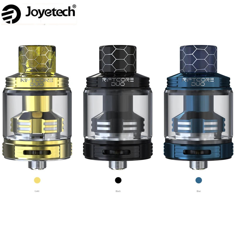 

Original Joyetech Riftcore Duo Atomizer 3.5ml Support Electronic Cigarettes Box Mod Vape eVic Primo SE Mod eVic Primo Fit Mod
