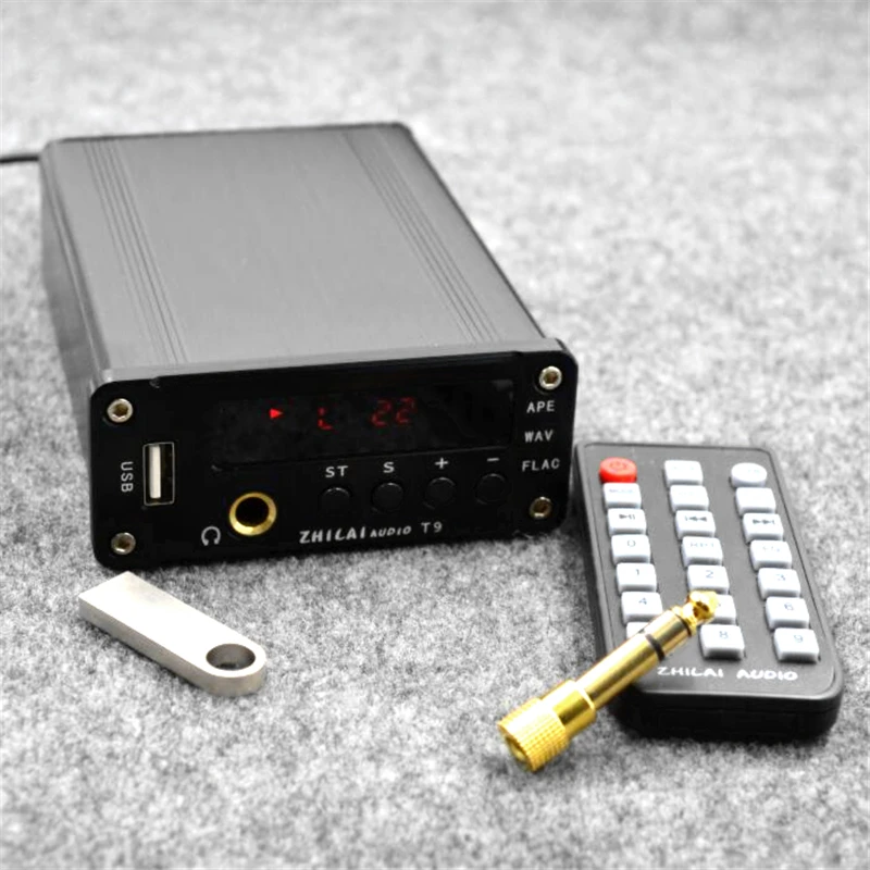 

T9 USB lossless music APE player supports coaxial fiber output Digital audio decoder With headphone amplifier one machine