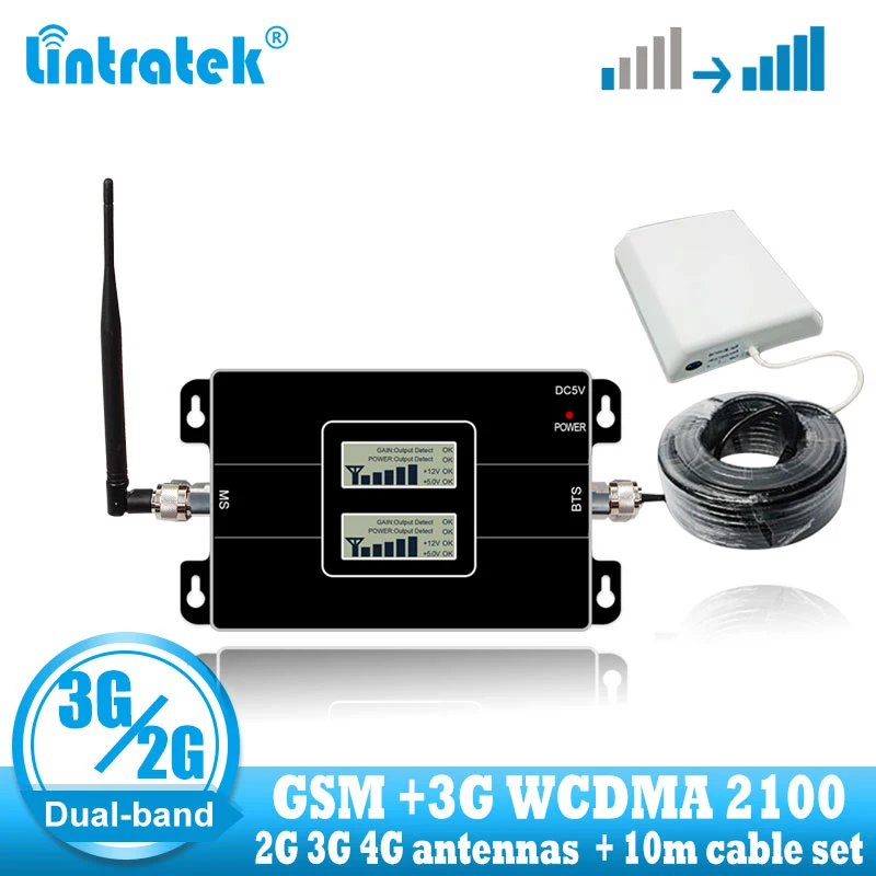 lintratek GSM 900 WCDMA 2100 Cellular signal
