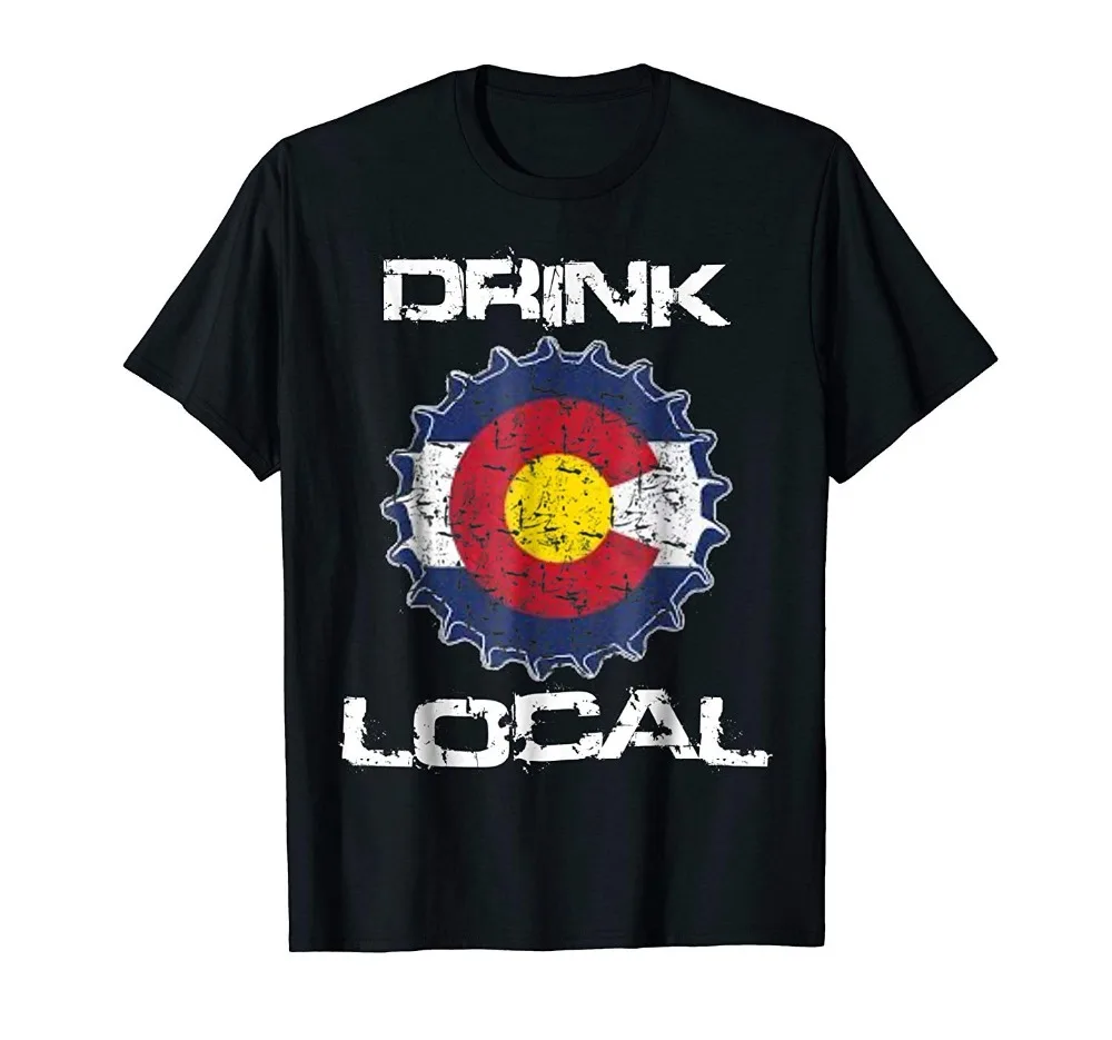 2019 Fashion Hot sale Mens Drink Local Colorado Craft Beer Support Men unisex T-Shirt Tee shirt |