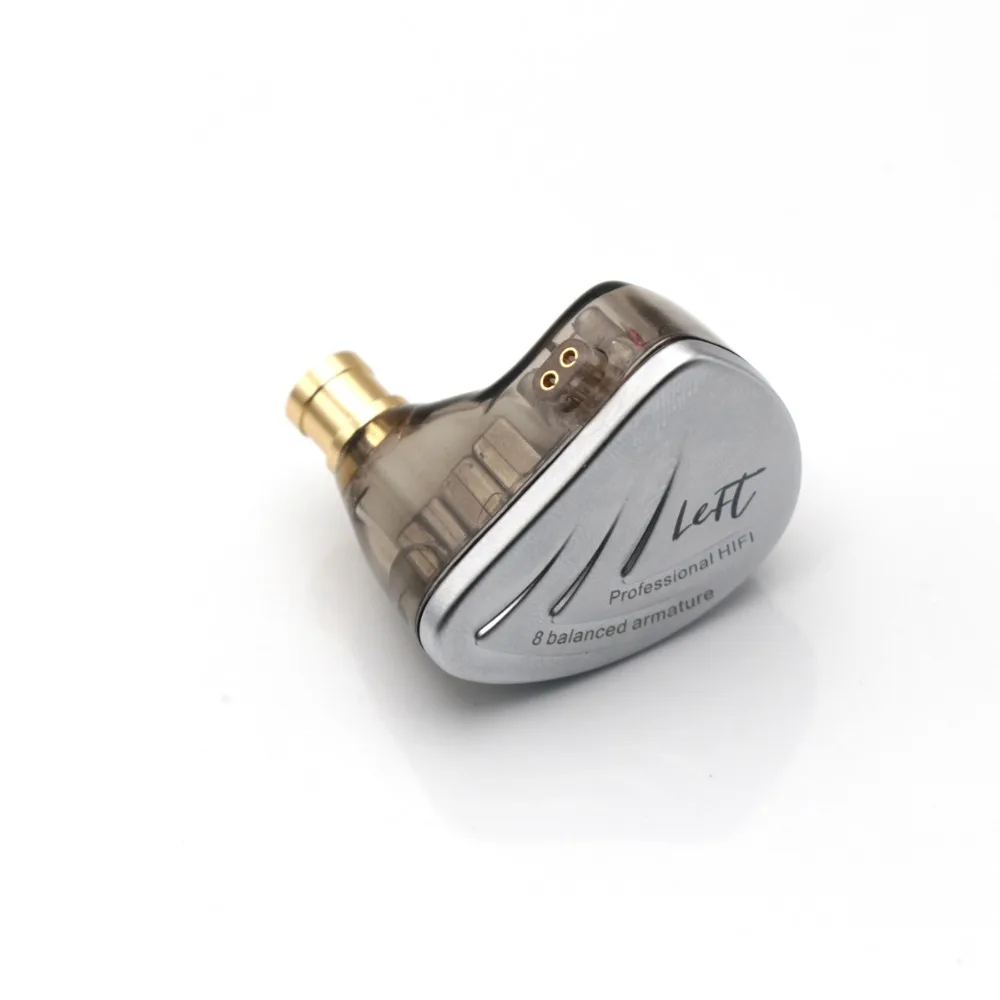 Плотным верхним ворсом KZ AS16 8BA 8 излучателю с уравновешенным якорем IEM Hi Fi стерео