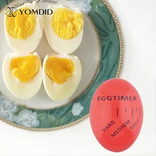 Креативный кухонный инструмент, таймер для яиц, милый оранжевый дизайн, температурный цветной таймер для приготовления яиц, кухонные инструменты, хороший инструмент для приготовления яиц
