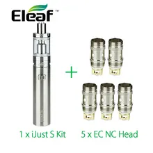 Eleaf iJust S Full Kit Electronic Cigarette 3000mah Battery with 5pcs Eleaf EC NC Coil ijusts