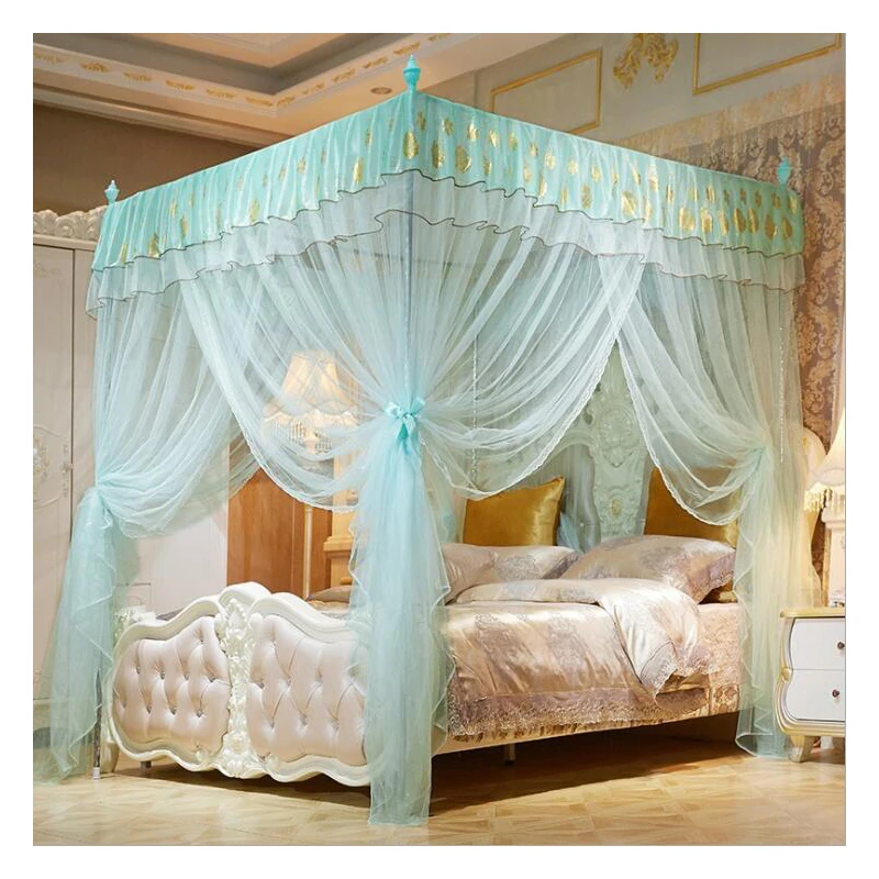 

Bed Curtain Lace Insect Bed Canopy Netting Canopy Dome Polyester Bedding Mosquito Net Furniture 3 Door Open Bedding Netting
