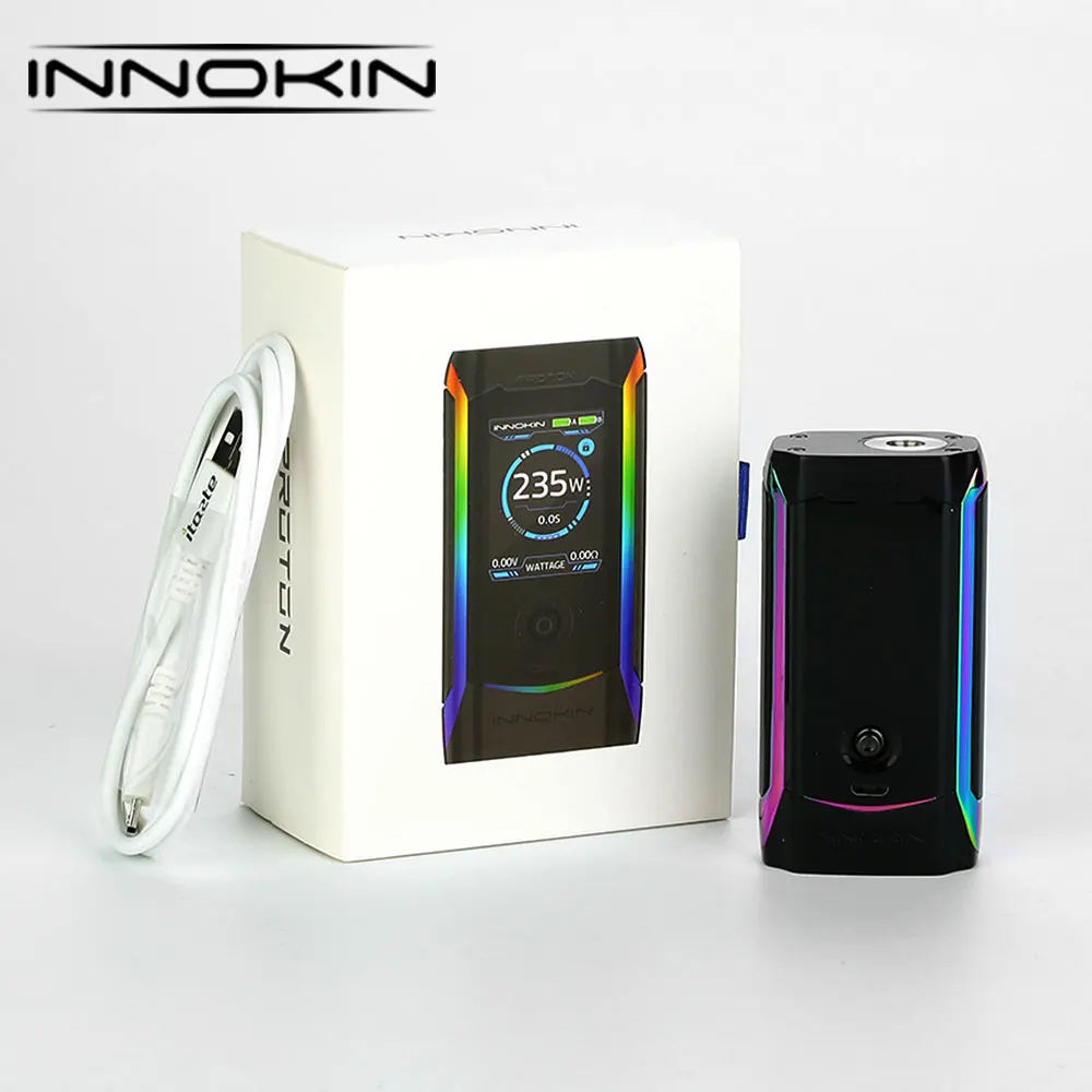 Новый 235 Вт Innokin Протон Express TC поле MOD с новым 235 Вт Чипсет и 235 Вт Max Выход джойстик -модели 18650 Батарея электронная сигарета мод