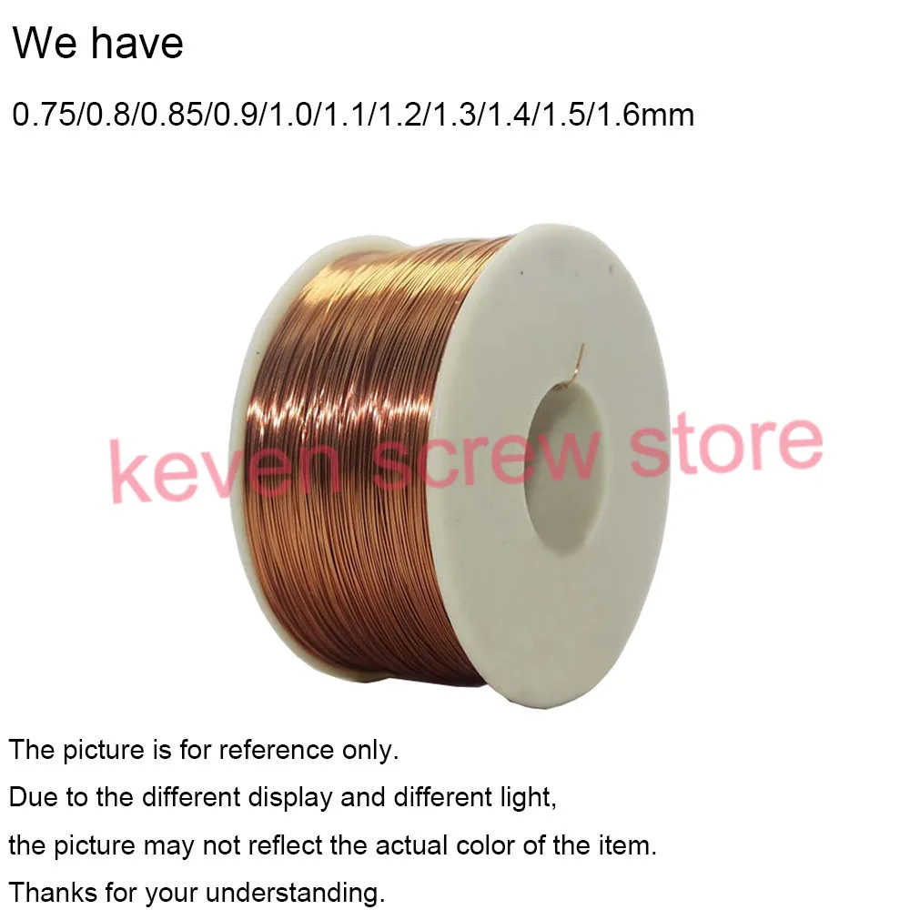

20m/roll 0.75/0.8/0.85/0.9/1.0/1.1/1.2/1.3/1.4/1.5/1.6mm Enameled Soldering Wire Kit Magnet Wire Tool Copper Wire Accessories