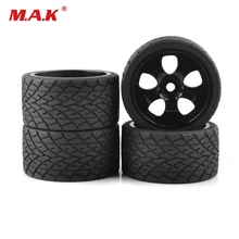 Juego de 4 unids/set de neumáticos de 17mm Hex 1:8 para camiones RC, ruedas de carretera de 139mm y 70mm, neumáticos para coche de rally de carreras, piezas de accesorios de juguete