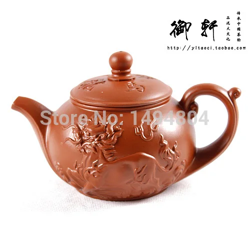 300 мл Китай фиолетовая глина yixing чайник Исин Drinkware руды Чай горшок Чай чашки черный, красный большой надежный чайник