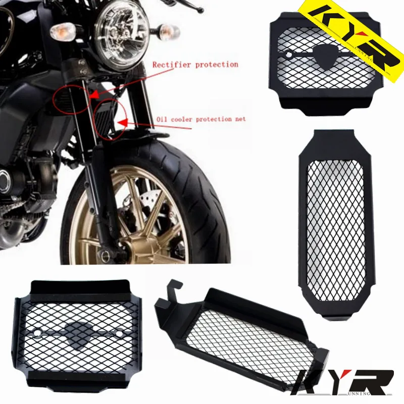

Protection Oil Cooler Guard Grill Aluminum and Refit Rectifier Guard Grill Aluminum For Ducati Scrambler 2015 2016