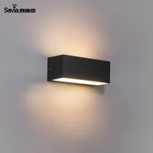 Savia водонепроницаемый наружный настенный светильник светодиодный 12 Вт пластиковый наружный светильник s IP44 садовый светильник балкон крыльцо Светильник