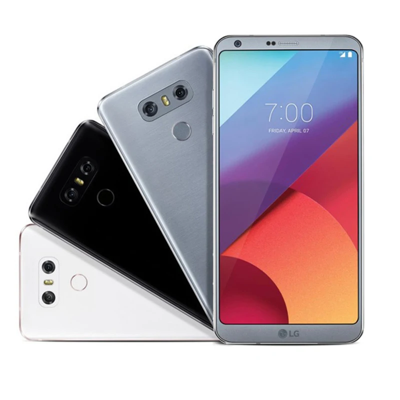 Оригинальный LG G6 мобильного телефона 4G Оперативная память 32G Встроенная память Quad-core 13MP Камера с одной SIM-картой H871/VS988 LTE 4G 5,7 \