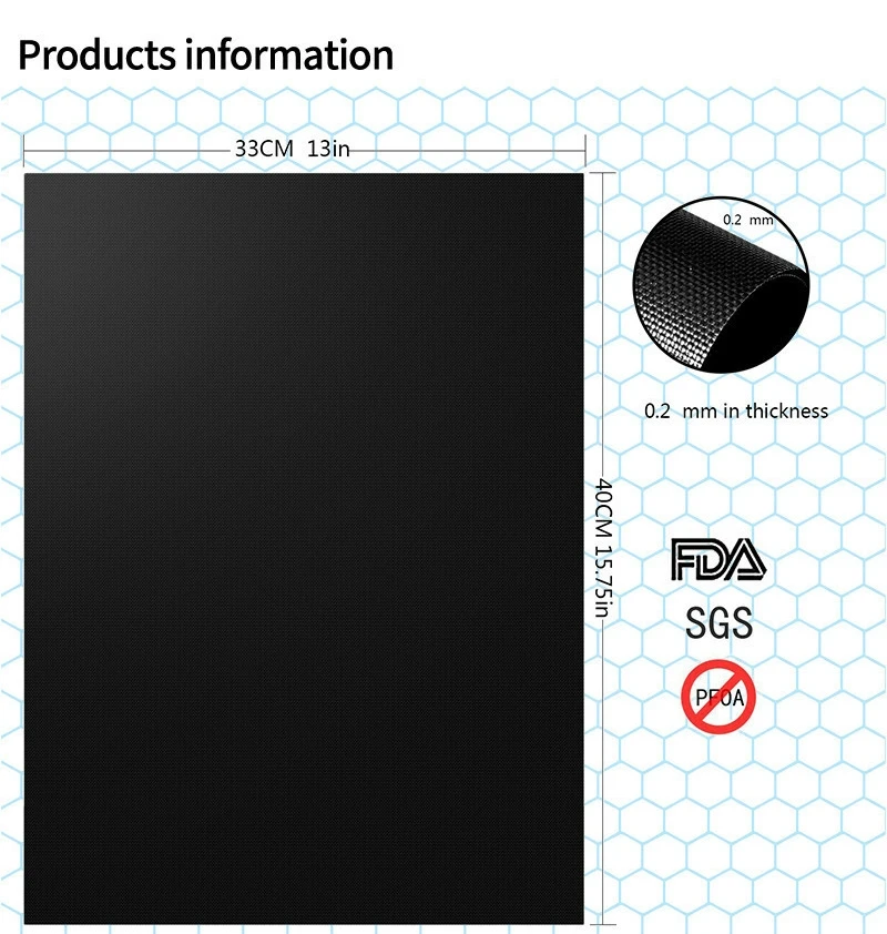 3 шт./5 шт. многоразовая антипригарная подстилка для барбекю и гриля коврик для выпечки лист сетки портативный уличный Пикник готовка коврик для барбекю наборы инструментов