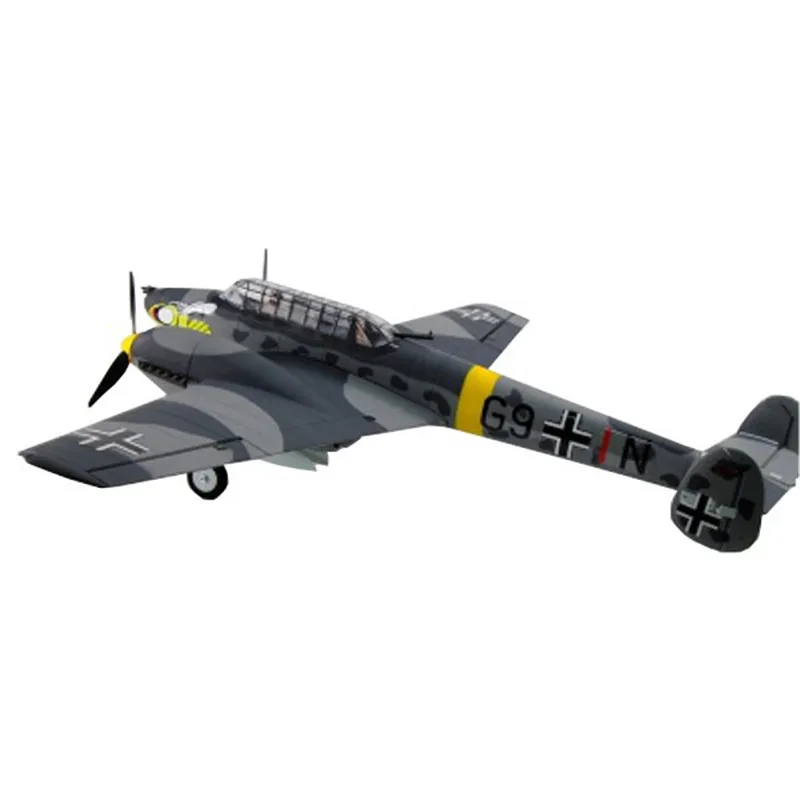 Dynam Messerschmitt BF-110 V2 1500 мм размах крыльев EPO истребитель Warbird RC самолет PNP DY8963