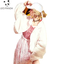 Новая Весенняя мода с длинным рукавом с буквенным принтом высокого качества с капюшоном женские свободные пальто короткие женские куртки свободные куртки C 272