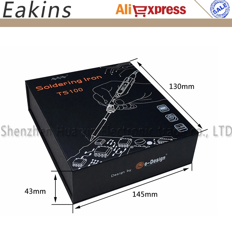 Koop Mini Draagbare TS100 Programmeerbare Elektrische Soldeerbout Olcd Digitale Display Snelle Opwarming + 2 Pcs Ts Tips