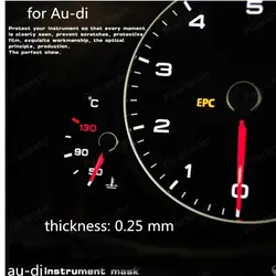 Автомобильные аксессуары для AU-DI Q3 2013-2018 приборной панели прозрачный Носорог Кожа, устойчивое к царапинам изменение защитная пленка