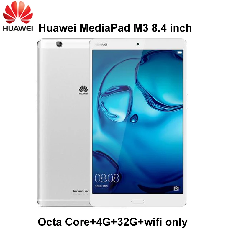 Huawei MediaPad M3 Kirin 950, четыре ядра, 4 Гб ОЗУ, 32 ГБ/64 Гб/128 Гб ПЗУ, 8,4 дюйма, Wifi/LTE ips, Android 6, origal M3#, глобальная ПЗУ