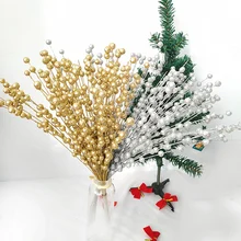 Рождественские декоративные искусственные фисташки поддельные цветы домашние вечерние декоративный пластмассовый цветок