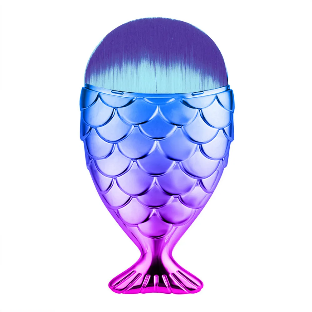 Fish Scale Makeup Brush Fishtail Bottom Brush Powder Blush
