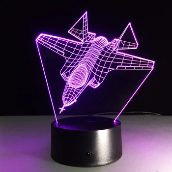 

7 Color changing Fighter Night Light Collectible Charizard 3D LED Table Desk Lamp Cartoon Figure Children's Bedside Lampen Usb