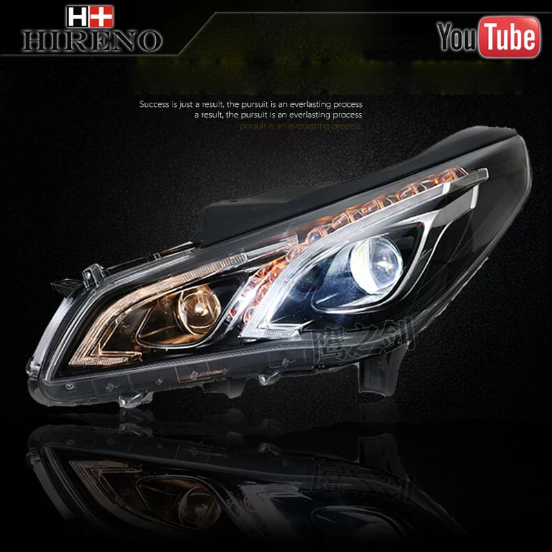 Car Styling Head Lamp for 2015 16 Hyundai Sonata Headlights LED