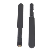 2 шт./лот черный антенна Wi-Fi двухдиапазонный 2,4g 5,8 ГГц Omni 5dbi Антенна Разъем rp-sma штекер 5,8g антенна