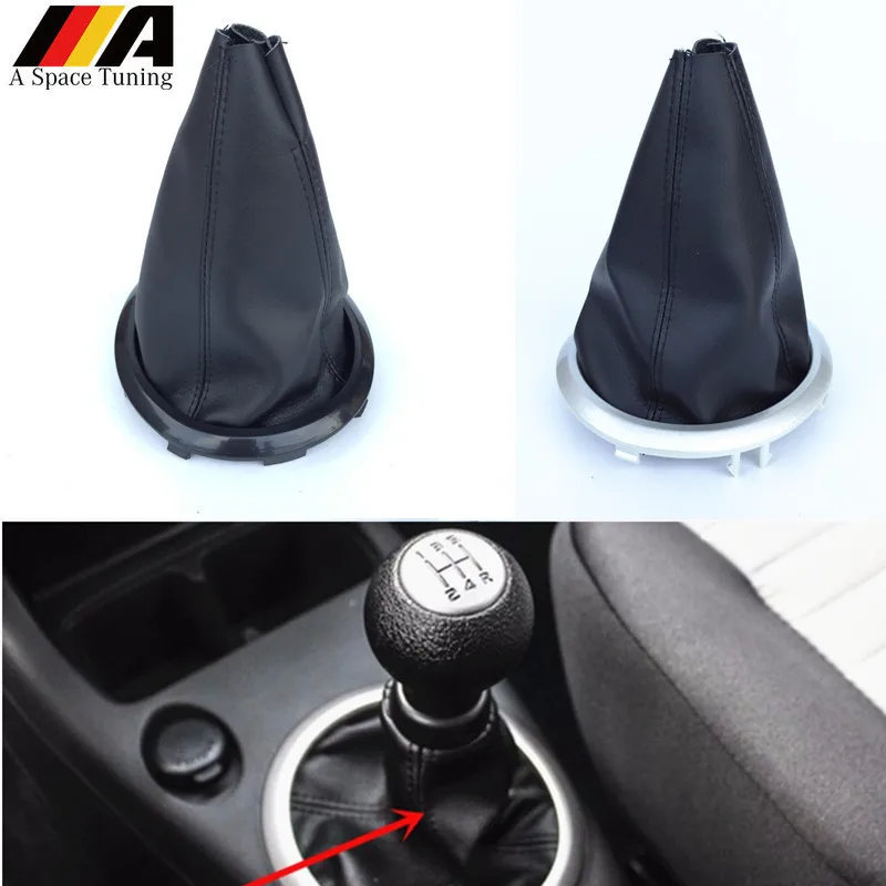 KKmoon Car Gear Shift Stick Gaiter Boot PU Leather Dust-proof Cover for Swift SX4 2005-2010