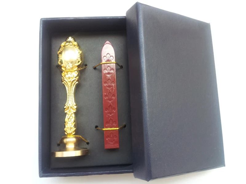 Kraft wax stamp set 1-7