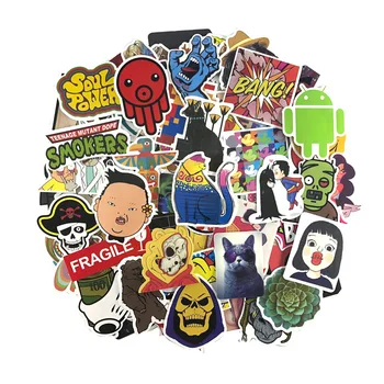 

700 pcs/pack PVC Waterproof Cool Fun Mix Laptop Stickers DIY Sticker for Kids Toys Cars Phone Laptop Bicycle Waterproof
