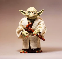 NEW hot 12cm The Force Awakens Jedi Knight Master Yoda action figure toys Christmas gift
