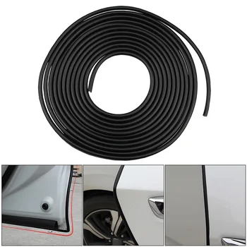 

Portable 5M PVC Black Hidden Door Anti-collision Anti-rubbing Protection Sticker Strong Waterproof Double-sided Adhesive
