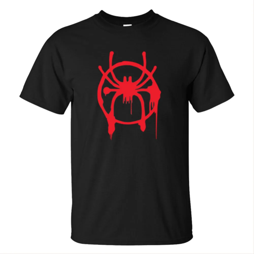 

Miles Morales Spiderman Costume T-shirts Short Sleeve Clothes