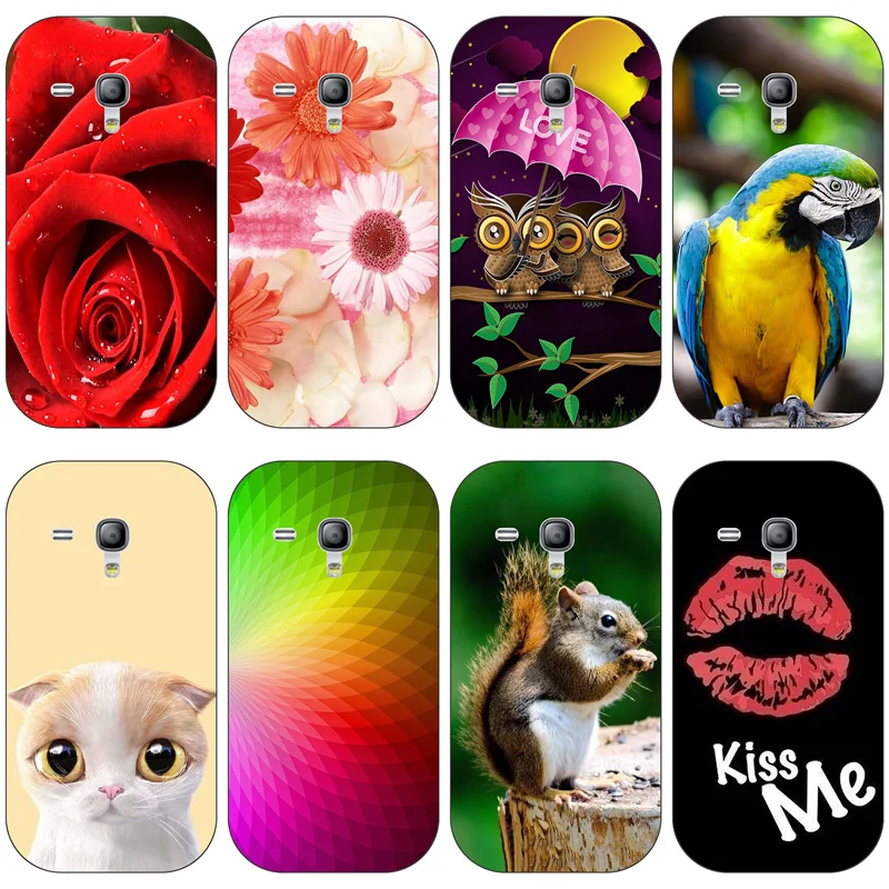 Чехол с рисунком кошки и совы для Samsung Galaxy S Duos GT S7562 7562 Trend Plus S7580 S7582|Бамперы| |