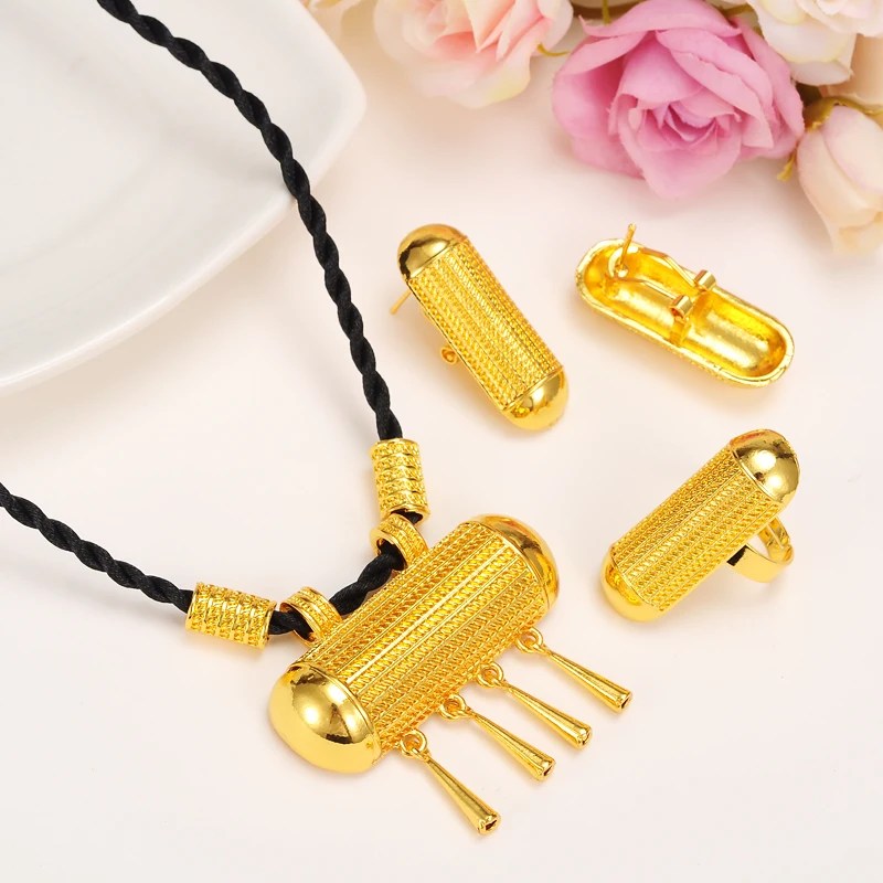 Bangrui-2017-Jewelry-Latest-Africa-Traditional-Jewelry-Set-Necklace-Earrings-Gold-Color-Eritrea-Women-s-Fashion