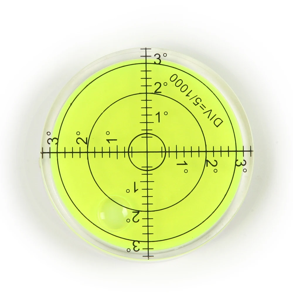 2 шт. круглый спиртовой пузырь градусов знак выравнивания поверхности 60*12 мм для камеры Ttripod мебель рамка измерительный инструмент