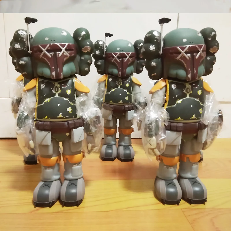 

10 inch OriginalFake KAWS Boba Fett Companio by Kaws for Star Wars 30th Anniversary kaws companion original fake