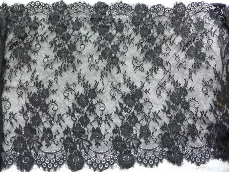 Кружевная ткань Шантильи с цветочным рисунком 3 м|chantilly lace fabric|lace fabricchantilly |