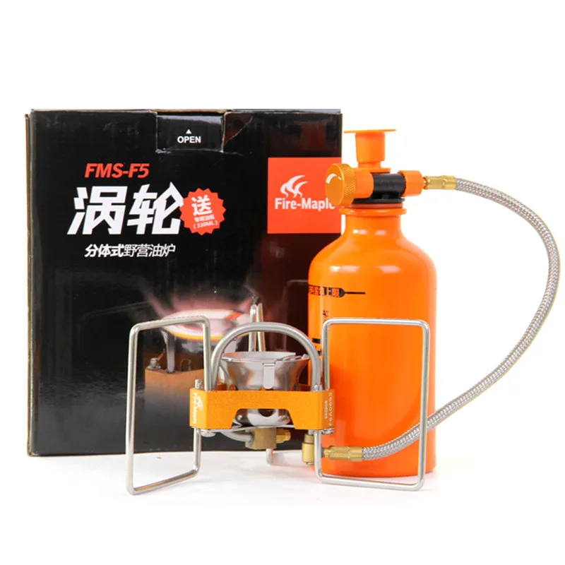 

Fire Maple FMS-F5 Outdoor Portable Foldable Cooking Fire Maple Cookware Fuel Furnace+Oil Bottle&Pump