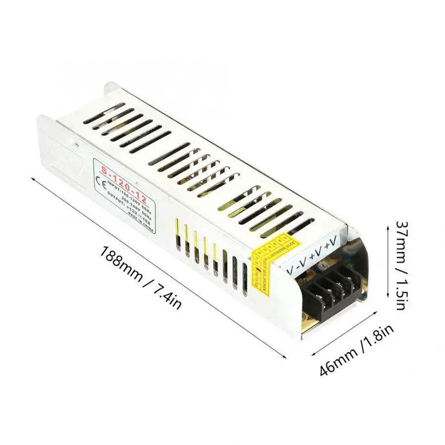 110 V-220 V переменного тока 12 V/10A газа импульсный Питание драйвер Напряжение конвертер Питание Moudel трансформаторы