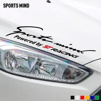 

Sports Mind ST RACING Vinyl Car Sticker Decal Car Styling For Ford Focus Fiesta Mondeo Kuga MK2 MK3 sticker for car accessories