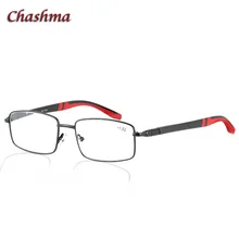 Chashma бренд металлический спортивный стиль из алюминиевого сплава мужские прозрачные линзы Модные Очки полная оправа Rerading очки весенний шарнир