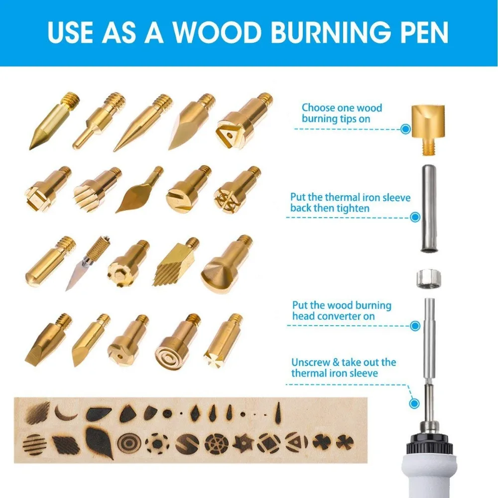 39Pcs-Pyrography-Set-with-Adjustable-Temperature-Soldering-Woodburning-Pen-with-Power-Switch-Wood-Burning-Kit-22 (3)