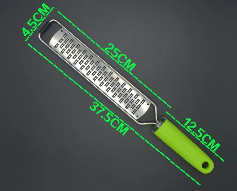 Овощерезка длинная Терка с зеленой ручкой и пластиковой крышкой, терка для овощей