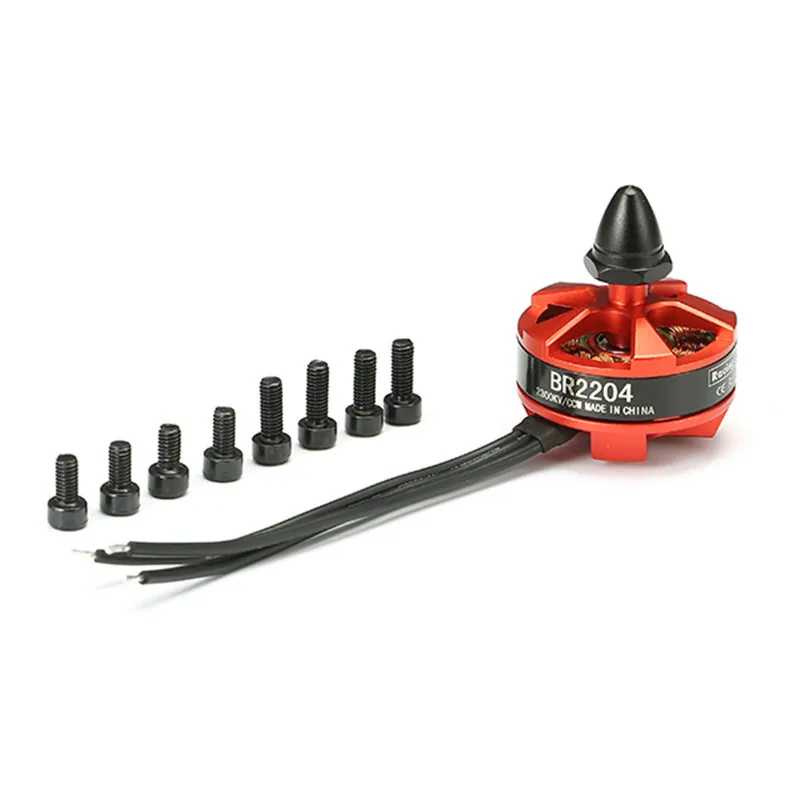 Высокое качество 4 шт. Racerstar гоночный Edition 2204 BR2204 2300KV 2-3 S бесщеточный двигатель с вращением по часовой стрелке и против часовой стрелки для