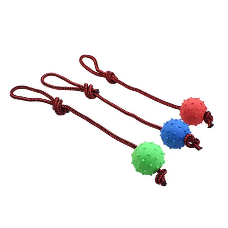 Rubber Balls For Dogs Mixed Color Non toxic Chew Safe Training Playing