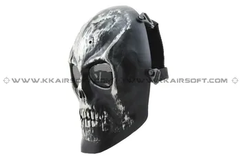 

CACIQUE party mask Skull Full Mask Silverish Black [MK-06-SR]
