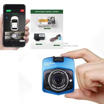 

Keyless Entry Central Locking Car Alarm System+Car DVR Camera Dashcam Full HD 1080P Video Registrator G-sensor Night Vision Dash