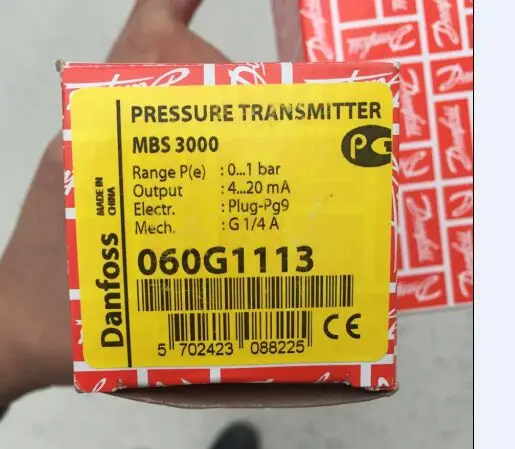 

Danfoss pressure transmitter pressure sensor MBS3000 060G1113 0~1bar G1/4A