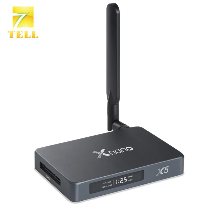 

Xnano X5 Android 6.0 RTD1295 Smart TV Box DDR4 2GB 16GB Supports SATA 3.0, DVR, Dolby Digital, DTS Dual WIFI Set Top Box